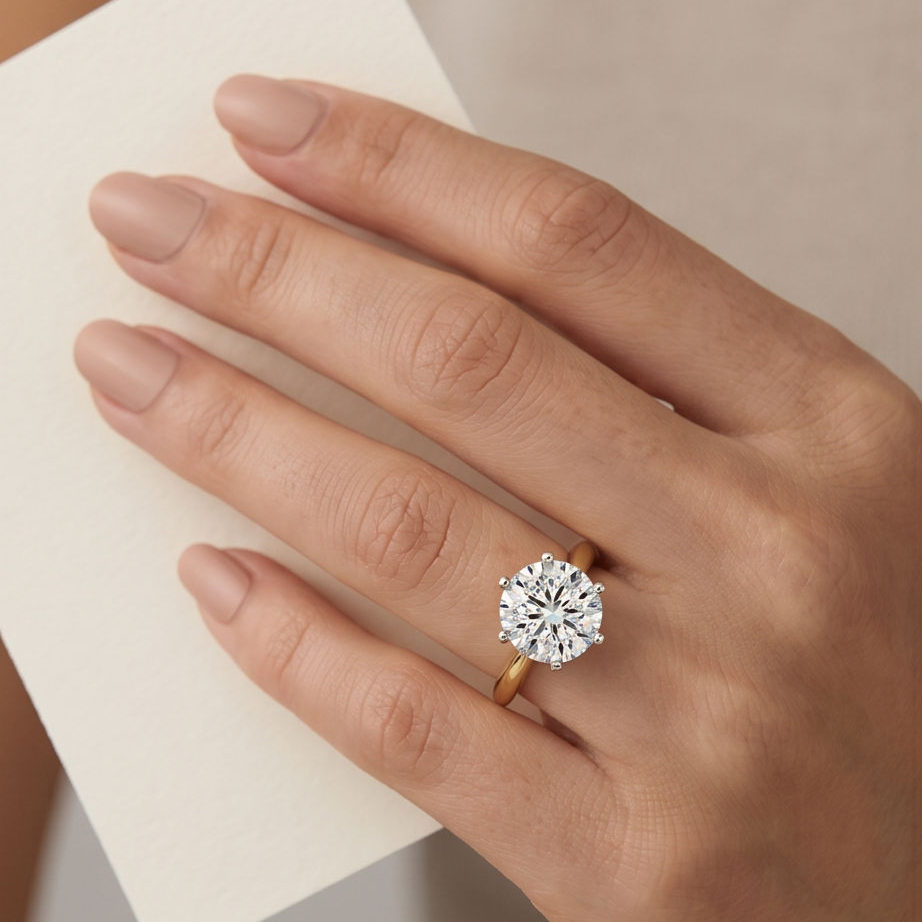 2 Carat Round Diamond Ring
